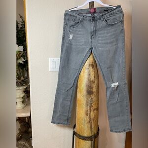 💫 Truth Substance common sense  Skinny Lt Blue Denim distressed Jeans SZ 32x30